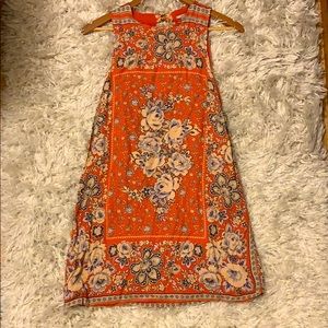 Ecote boho floral mini-dress